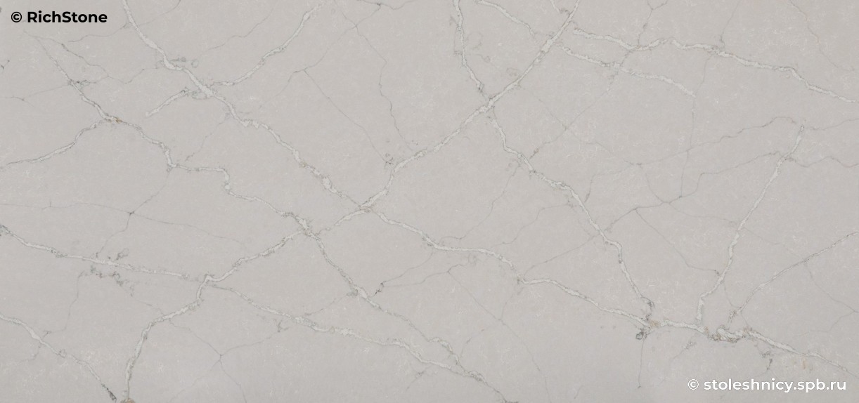 Silestone Victorian Silver фото поверхности столешницы