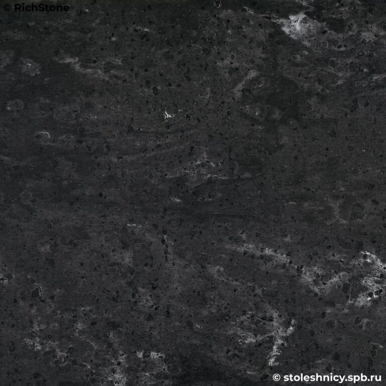 Прямая столешница под раковину из акрилового камня в крапинку фото