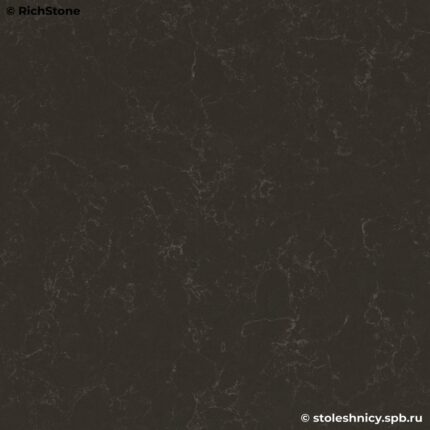 Столешница из кварцевого агломерата под мрамор с фартуком и мойкой фото