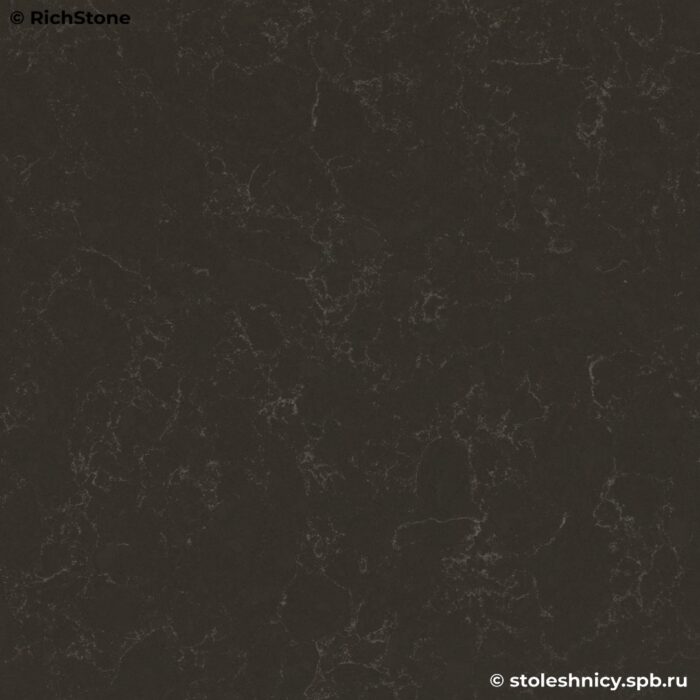 Столешница из кварцевого агломерата под мрамор с фартуком и мойкой фото